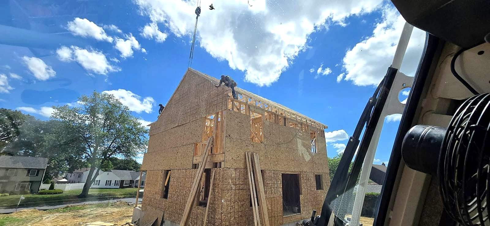 Operator view of residential framing