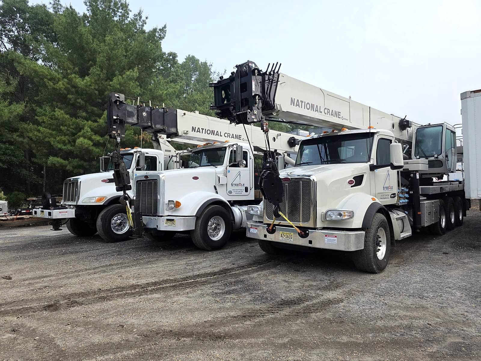 Steedle Crane truck fleet at the West Deptford yard